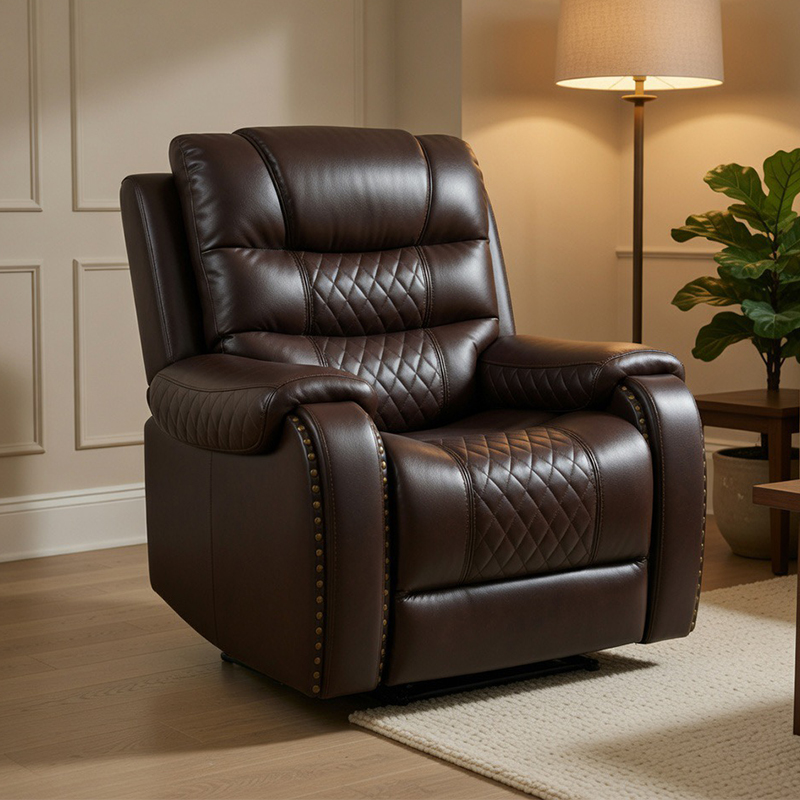 合皮パワーリクライニングチェア 